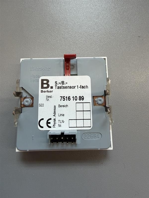 Berker Tastsensor 1fach mit Beschriftungsfeld 75161089 – Bild 2 von 2