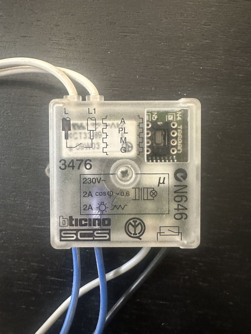 BTICINO SCS Miniaktor Sensor 1-fach 3476