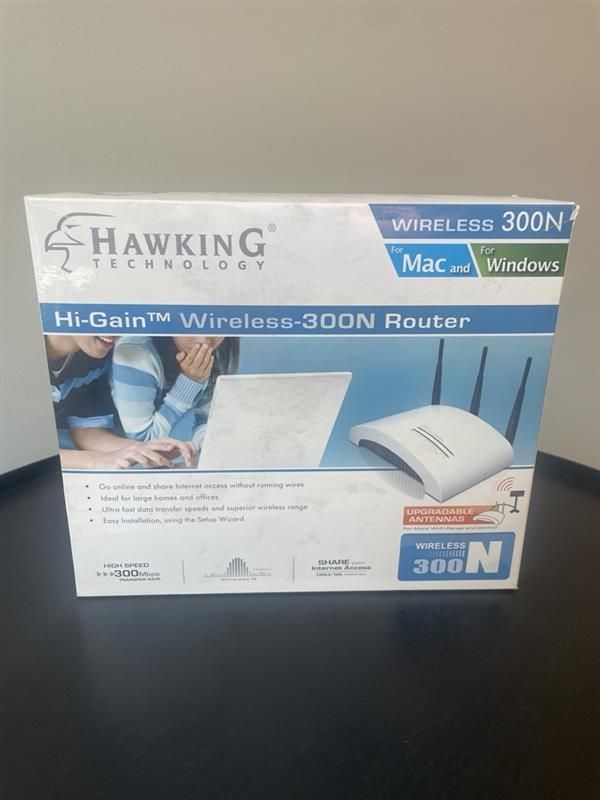 HAWKING Technology Hi-Gain TM Wireless-300N Router HWRN1A – Bild 2 von 2