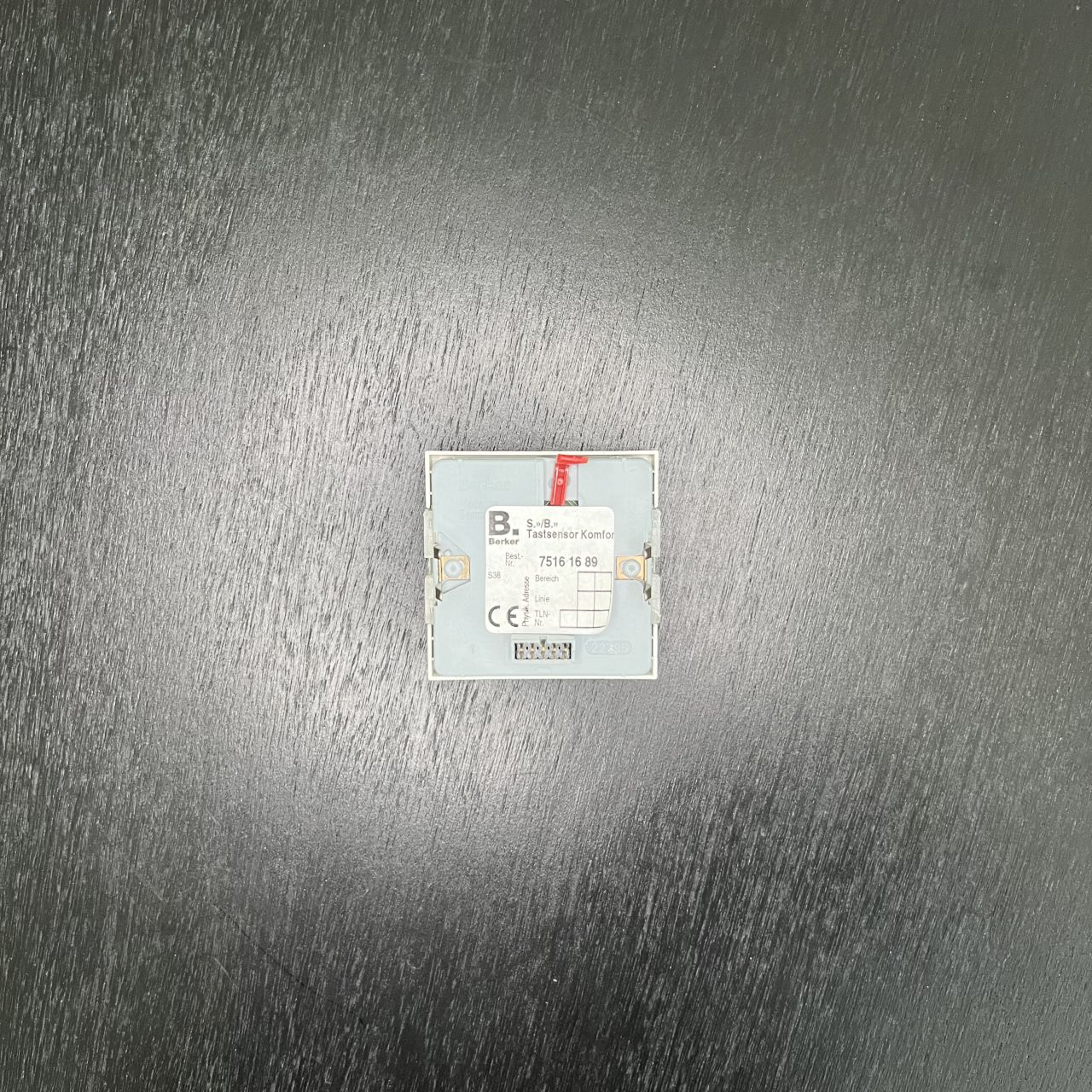 TASTSENSOR 1FACH BESCHRIF.PWS BERKER 7516 1689 S1 KOMFORT 1677438 – Bild 2 von 2
