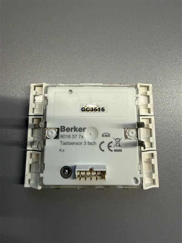 BERKER Tastensensor 3 fach 8016 37 7x – Bild 2 von 2