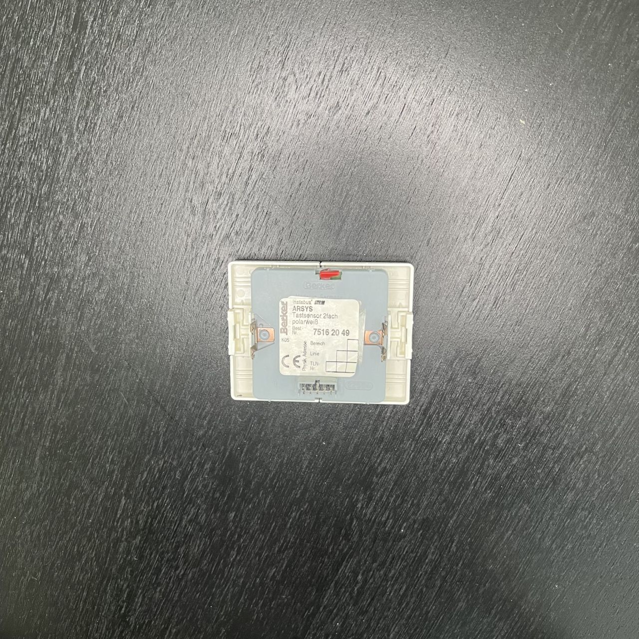 TASTENSENSOR 2FACH BERKER 75162049 EIB 829455 – Bild 2 von 2