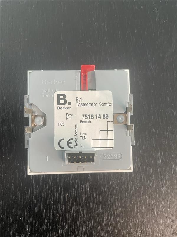 TASTSENSOR 1FACH BESCHRIF.PWS BERKER 7516 14 89 KOMFORT 1328689 – Bild 2 von 2