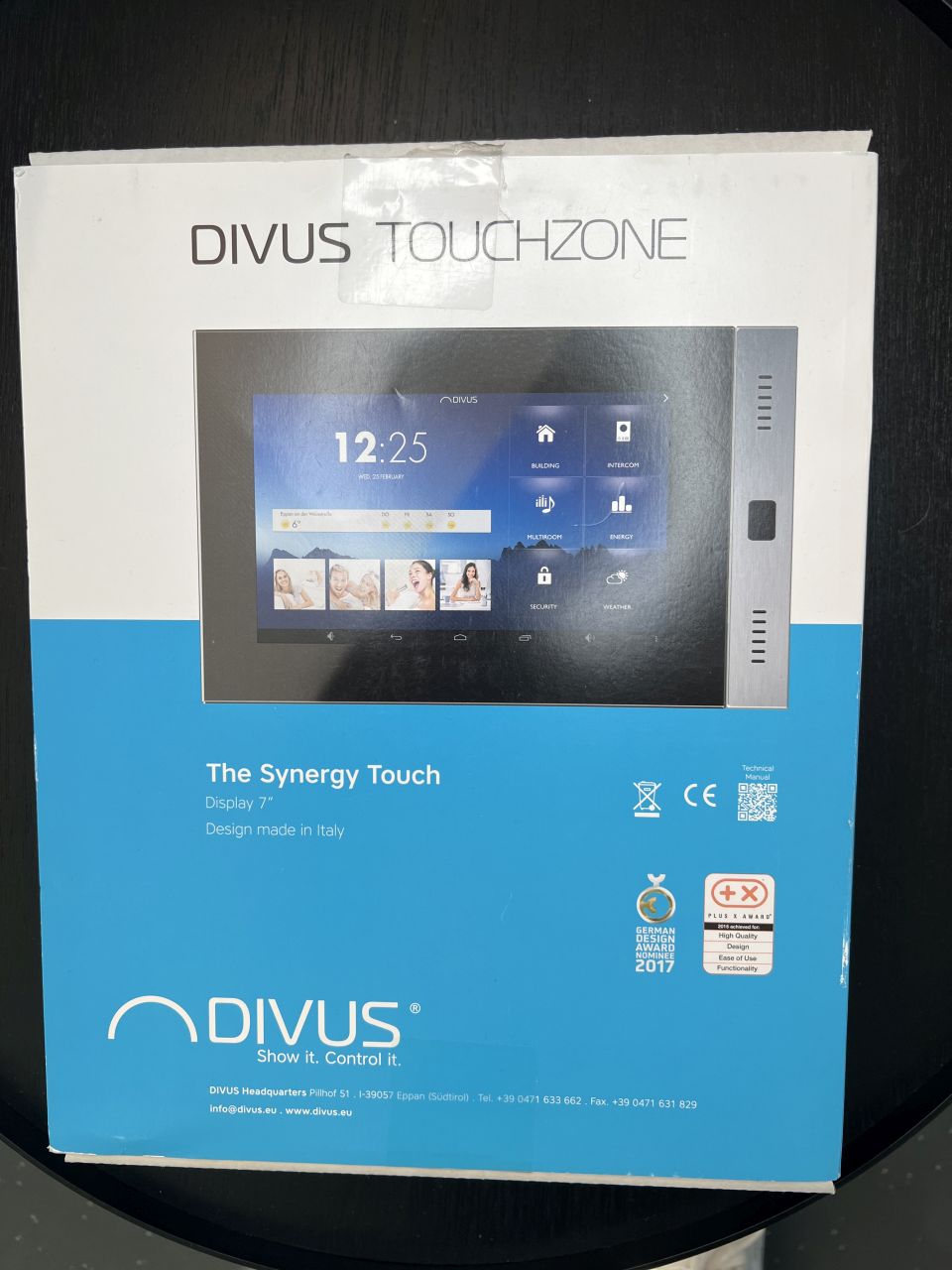 DIVUS Haussteuerung ZollDIVUS Touchzone TZ07-B Zoll